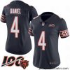 Chicago Bears 4 Chase Daniel Navy Blue Team Color 100th Season Limited Football Jersey
