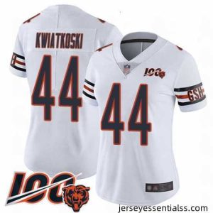 Chicago Bears 44 Nick Kwiatkoski White Vapor Untouchable Limited Player 100th Season Football Jersey