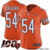 Chicago Bears 54 Brian Urlacher Orange Alternate 100th Season Limited Football Jersey