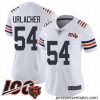 Chicago Bears 54 Brian Urlacher White 100th Season Limited Football Jersey