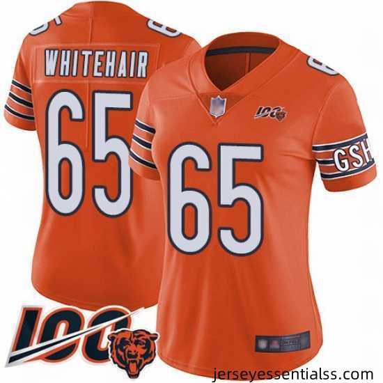 Women-Chicago-Bears-65-Cody-Whitehair-Orange-Alternate-100th-Season-Limited-Football-Jersey-709216_21769_550X550