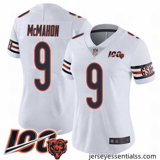 Women-Chicago-Bears-9-Jim-McMahon-White-Vapor-Untouchable-Limited-Player-100th-Season-Football-Jersey-708657_21769_550X550
