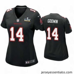 Chris Godwin Buccaneers Black Super Bowl Lv Game Fashion Jersey