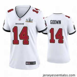 Chris Godwin Buccaneers White Super Bowl Lv Game Jersey