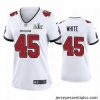Devin White Buccaneers White Super Bowl Lv Game Jersey
