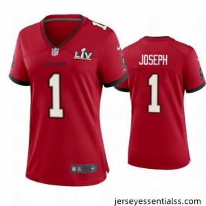 Greg Joseph Buccaneers Red Super Bowl Lv Game Jersey