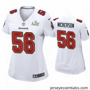 Hardy Nickerson Buccaneers White Super Bowl Lv Game Fashion Jersey