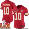 Kansas City Chiefs Isiah Pacheco #10 Red 2024 2025 Super Bowl LIX F.U.S.E Stitched Jersey