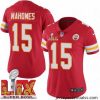 Kansas City Chiefs Patrick Mahomes #15 Red 2024 2025 Super Bowl LIX F.U.S.E Stitched Jersey