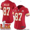 Kansas City Chiefs Travis Kelce #87 Red 2024 2025 Super Bowl LIX F.U.S.E Stitched Jersey