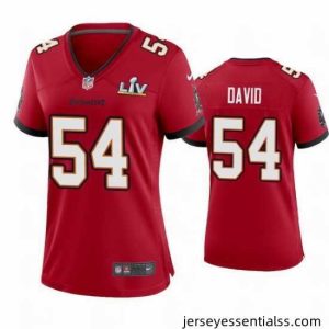 Lavonte David Buccaneers Red Super Bowl Lv Game Jersey
