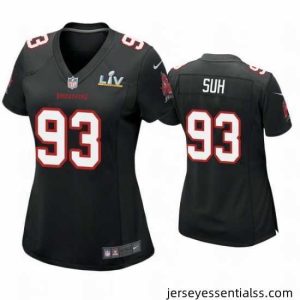 Ndamukong Suh Buccaneers Black Super Bowl Lv Game Fashion Jersey