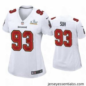 Ndamukong Suh Buccaneers White Super Bowl Lv Game Fashion Jersey