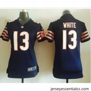 Nike Bears #13 Kevin White Navy Blue Team Color Stitched NFL Elite Jersey