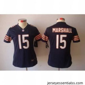 Nike Chicago Bears #15 Marshall Blue Color[NIKE LIMITED Jersey]