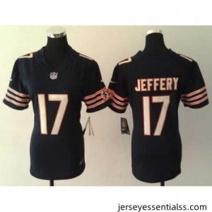 Nike Chicago Bears #17 Alshon Jeffery Blue NFL Jerseys