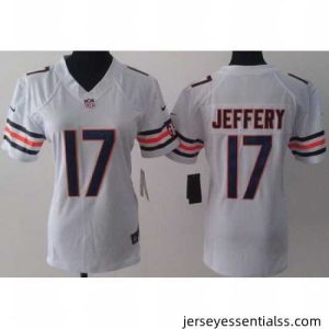 Nike Chicago Bears 17 Alshon Jeffery White LIMITED Jerseys