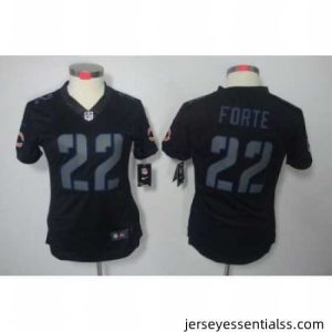 Nike Chicago Bears #22 Matt Forte Black Jerseys[Impact Limited]