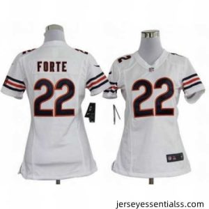 Nike Chicago Bears 22# Matt Forte White Jersey