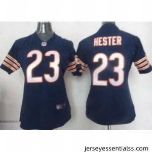 Nike Chicago Bears 23 Hester Blue Nike NFL Game Jerseys
