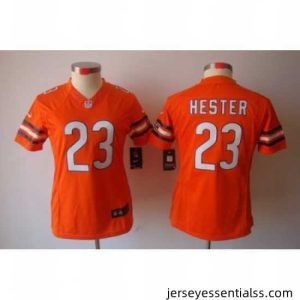 Nike Chicago Bears 23 Hester Orange Color[NIKE LIMITED Jersey]