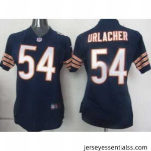 Nike Chicago Bears 54 Urlacher Blue Nike NFL Game Jerseys