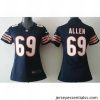 Nike Chicago Bears #69 Jared Allen Blue NFL Jerseys