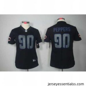 Nike Chicago Bears 90 Julius Peppers Black Jerseys[Impact Limited]