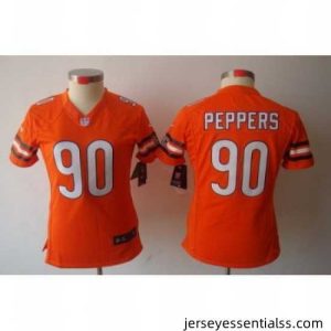 Nike Chicago Bears 90 Julius Peppers Orange Color[NIKE LIMITED Jersey]