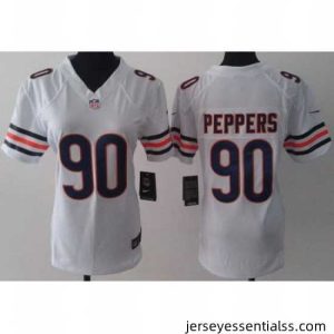 Nike Chicago Bears 90 Julius Peppers White LIMITED Jerseys