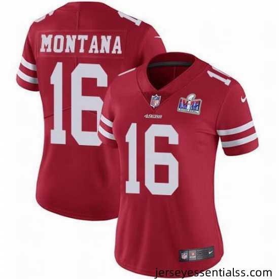 Women-Nike-San-Francisco-49ers-16-Joe-Montana-Red-NFL-Vapor-Untouchable-Limited-2024-Super-Bowl-LVIII-Jersey-865392_23756_550X550