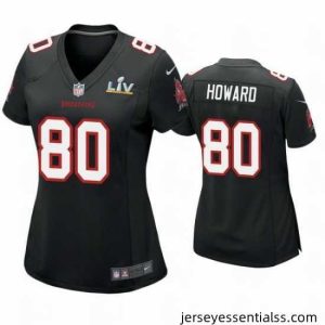 O.J. Howard Buccaneers Black Super Bowl Lv Game Fashion Jersey