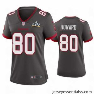 O.J. Howard Buccaneers Pewter Super Bowl Lv Game Jersey