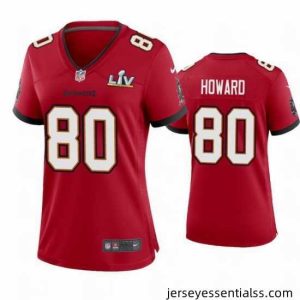 O.J. Howard Buccaneers Red Super Bowl Lv Game Jersey
