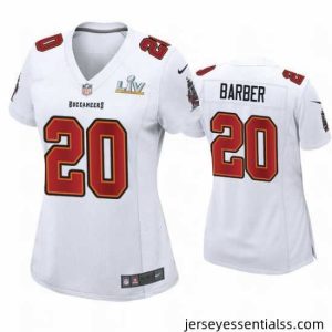 Ronde Barber Buccaneers White Super Bowl Lv Game Fashion Jersey