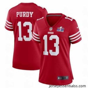 San Francisco 49ers 13 Brock Purdy Red 2023 F.U.S.E  Vapor Untouchable Limited Stitched Football 2024 Super Bowl LVIII Jersey