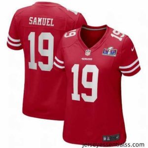 San Francisco 49ers 19 Deebo Samuel Red 2023 F.U.S.E   Vapor Untouchable Limited Stitched Football 2024 Super Bowl LVIII Jersey