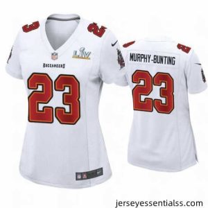 Sean Murphy Bunting Buccaneers White Super Bowl Lv Game Fashion Jersey