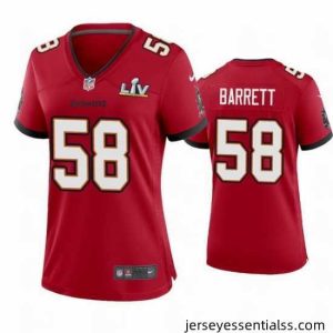 Shaquil Barrett Buccaneers Red Super Bowl Lv Game Jersey