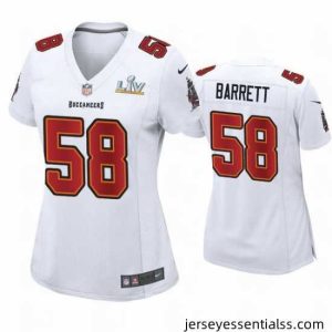Shaquil Barrett Buccaneers White Super Bowl Lv Game Fashion Jersey