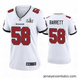 Shaquil Barrett Buccaneers White Super Bowl Lv Game Jersey