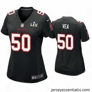 Vita Vea Buccaneers Black Super Bowl Lv Game Fashion Jersey