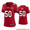 Vita Vea Buccaneers Red Super Bowl Lv Game Jersey