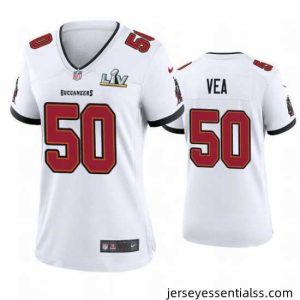 Vita Vea Buccaneers White Super Bowl Lv Game Jersey