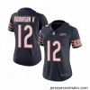 Womens Chicago Bears 12 Allen Robinson Navy Blue Team Color 100th Season Limited Football Jersey