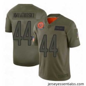 Womens Chicago Bears 44 Nick Kwiatkoski Limited Camo 2019 Salute to Service Football Jersey