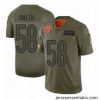 Womens Chicago Bears 58 Roquan Smith Limited Camo 2019 Salute to Service Football Jersey