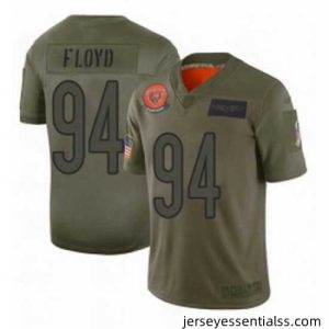Womens Chicago Bears 94 Leonard Floyd Limited Camo 2019 Salute to Service Football Jersey