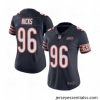 Womens Chicago Bears 96 Akiem Hicks Navy Blue Team Color 100th Season Limited Football Jersey