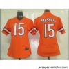 Womens Nike Chicago Bears 15 Marshall Orange Jersey